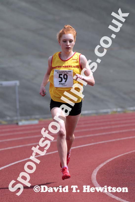 3000 metres at the Annual Inter-Counties Schools, Cleveland v Cumbria v Durham v Northumberland at Claireville Stadium, Middlesbrough